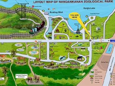 Guide Maps at Nandankanan, BBSR, Odisha