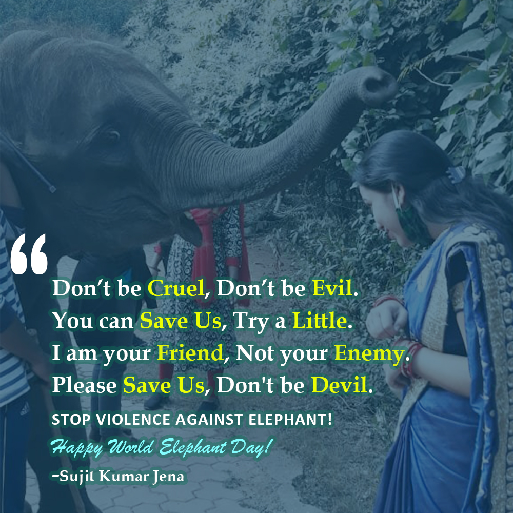 World Elephant Day 2021 :: Slogan Competition Merit List World Elephant Day 2021 :: Slogan Competition Merit List